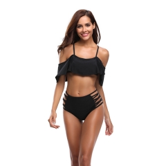 High Waist Black Bikini
