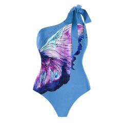 Butterfly One Shoulder Swimsuit